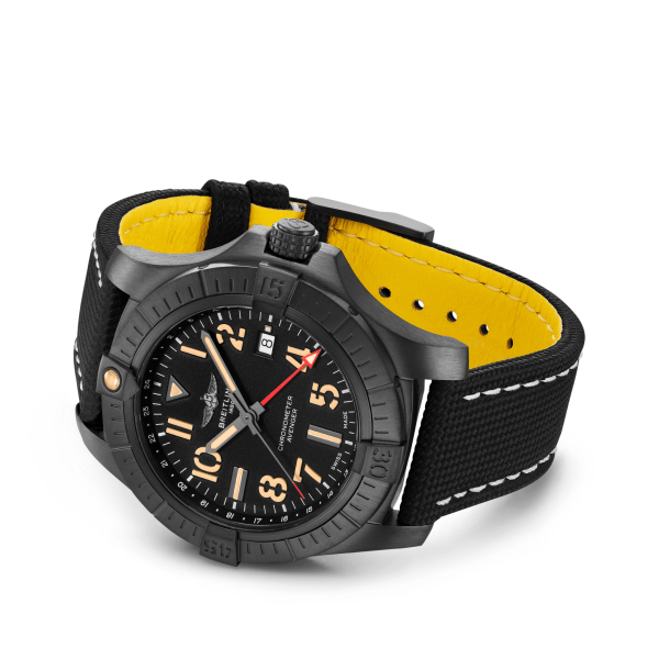 Avenger World Time Night Mission Automatic Watch 45 (Avenger Automatic GV32395101B1X3