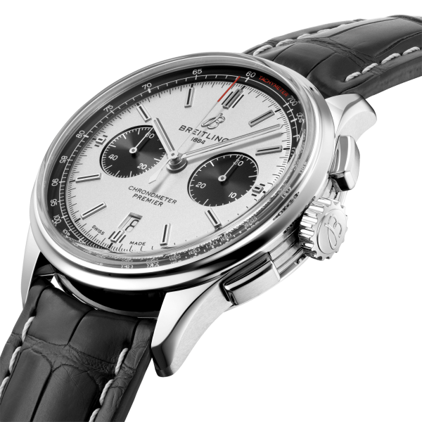 Premier B01 Chronograph 42 - Fine Steel - Silver AB0118221G1P1