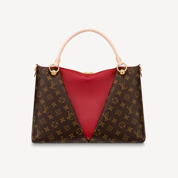 LOUIS VUITTON V Tote MM Long Wallet 2-Piece Set Value M43957+M60017