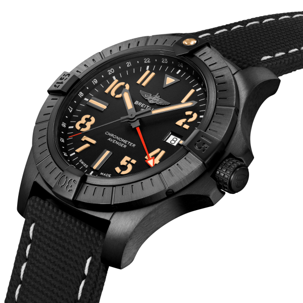 Avenger World Time Night Mission Automatic Watch 45 (Avenger Automatic GV32395101B1X3