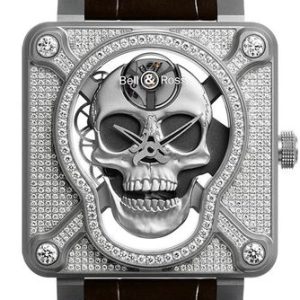 Bell and Ross Aviation Instruments BR01-SKULL-SK-FLD