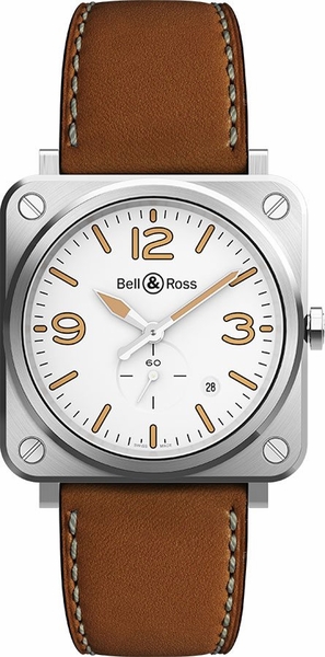 Bell and Ross Aviation Instruments White Dial Men-s Watch BRS-WHERI-ST-SCA