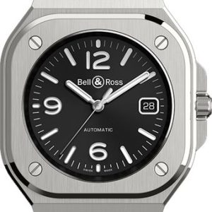 Bell and Ross BR 05 Black Dial Steel Men-s Watch BR05A-BL-ST/SST