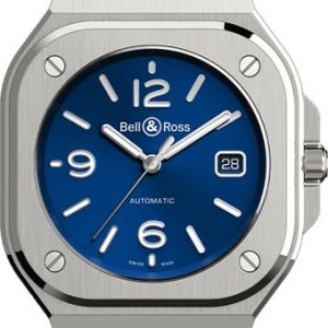 Bell and Ross BR 05 Blue Dial Steel Men-s Watch BR05A-BLU-ST/SST