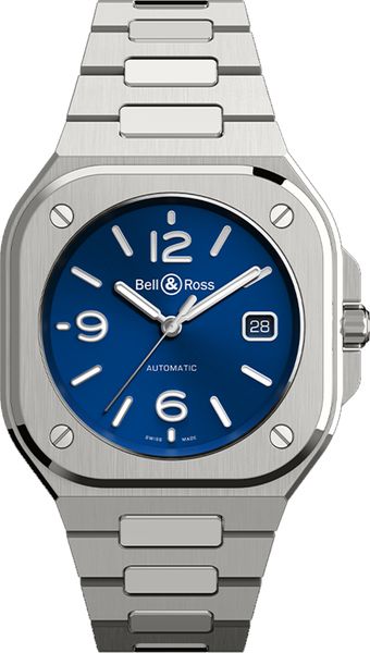 Bell and Ross BR 05 Blue Dial Steel Men-s Watch BR05A-BLU-ST/SST