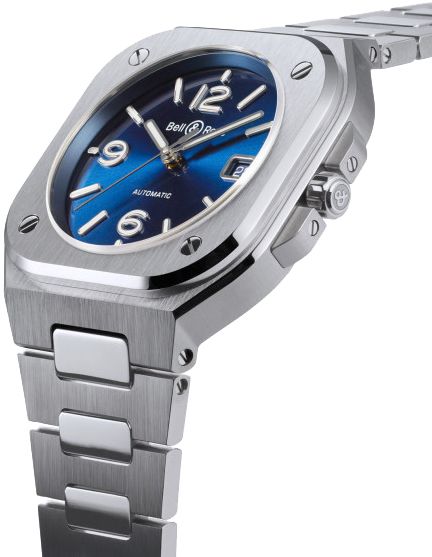 Bell and Ross BR 05 Blue Dial Steel Men-s Watch BR05A-BLU-ST/SST