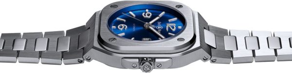 Bell and Ross BR 05 Blue Dial Steel Men-s Watch BR05A-BLU-ST/SST