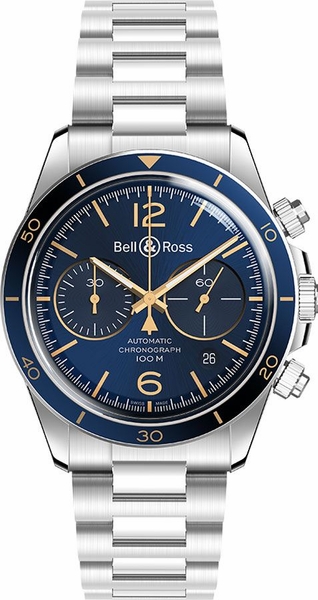 Bell and Ross Vintage Men-s Authentic Watch BRV294-BU-G-ST/SST