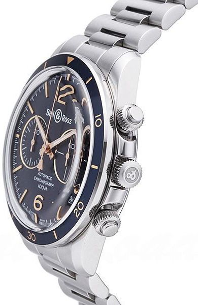 Bell and Ross Vintage Men-s Authentic Watch BRV294-BU-G-ST/SST