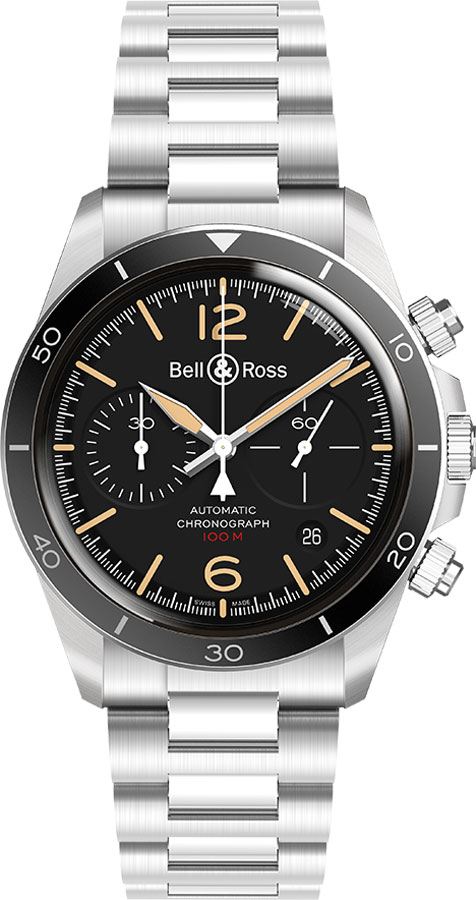 Bell and Ross Vintage New Authentic Men-s Watch BRV294-HER-ST/SST