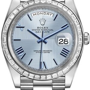 Rolex Day-Date 40 Ice Blue Dial Men-s Watch 228396TBR