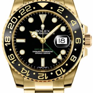 Rolex GMT-Master II Gold Men-s Watch 116718