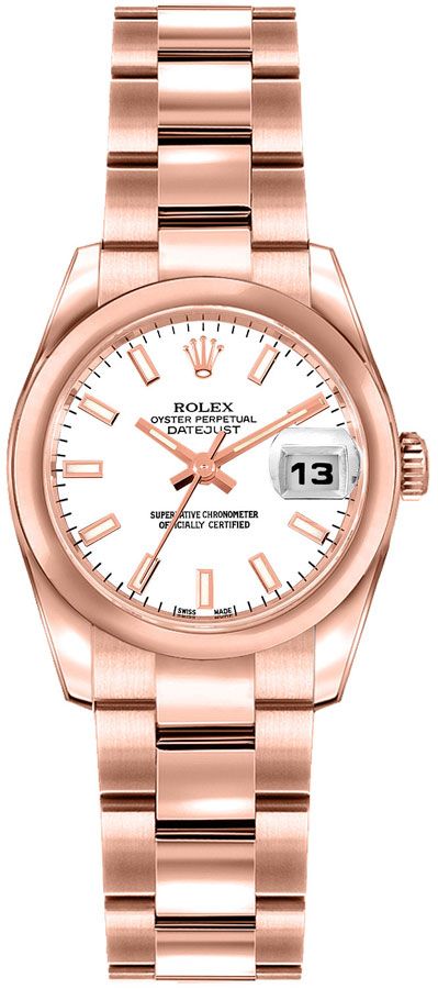 Rolex Lady-Datejust 26 Everose Gold Women-s Watch 179165