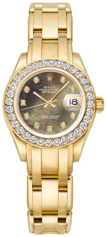 Rolex Pearlmaster Diamond Dial Women-s Watch 80298