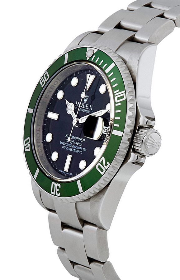Rolex Submariner Date Kermit Black Dial Men-s Watch 16610